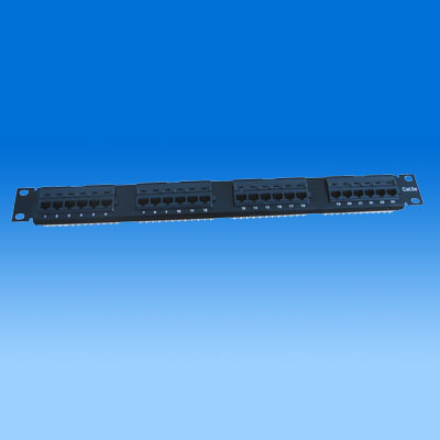 ZH-PP04 CAT5E 24 PORTS UTP PATCH PANEL